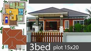 15 x 20 house design. 3 Bedrooms House Design Plan 15x20m Home Ideas