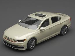 Volkswagen Passat Fully Editable And Reusable 3d Model Of A Car 3d 3dmodel 3ddesign Car Germany Luxury Passa Volkswagen Passat Volkswagen Car 3d Model