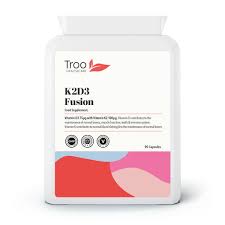 Vitamin d and k2 work together to strengthen bones and promote the health of the heart and arteries. K2d3 Fusion Vitamin D3 3000 Iu And K2 100ug 90 Capsules Healthcare Supplements Made In The Uk By Troo Health Care