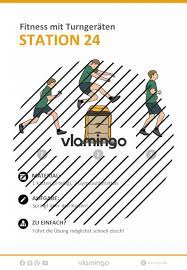Fitness Mit Turngeraten 34 Stationen Ubungen Fur Den Sportunterricht Sportunterricht Fitness Fitness Station