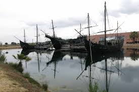 Yet the main advantage of the spanish caravel, namely its compact. Photos Replicas Of Columbus Ships Santa Maria Pinta And Nina