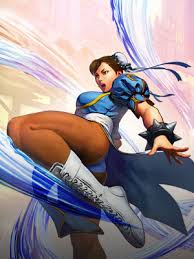 Standing at over 16 tall, the graceful, first female fighter in the series is seen showing off her muscular thighs in purple tights and a blue qipao, ready to take on any opponent. Street Fighter V Chun Li Shoryuken Wiki