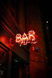 Hd Wallpaper Red Bar Neon Light Singage Red Led Bar Signage Lights Street Wallpaper Flare