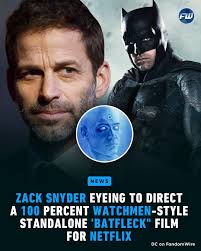 Zack Snyder + Batfleck + Watchmen vibes — a dark dream Netflix hasn't  greenlit… yet. 🦇🔥