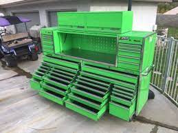 Dieseltechron S Snap On Tool Box Extreme Green Tool Box Organization Tool Box Shop Tool Boxes