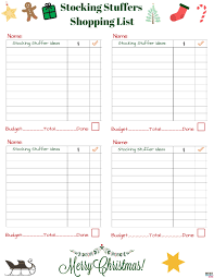 Create & share gift idea lists in a private, online family group. Free Christmas Shopping List Printable Must Have Mom