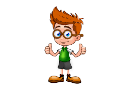 Cartoon Boy Cute Smile Eyeglass Thumbs Up Cartoon Cartoon Boy Boy Character