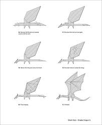 Simple Dragon Diagrams Easy Origami Dragon Origami Easy Origami Dragon