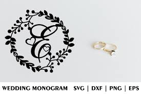 It is the most commonly used letter in many languages, including czech, danish, dutch, english, french, german, hungarian, latin, latvian, norwegian, spanish, and swedish. Letter E Of The Wedding Decorative Monogram Svg Eps Dxf Png 689377 Monograms Design Bundles