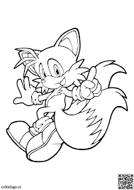Sonic the hedgehog printable pdf coloring pages. Tails Is Running Coloring Pages Sonic The Hedgehog Coloring Pages Colorings Cc