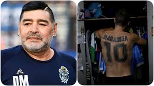 See high quality images and videos follow the hashtag #insigne tattoo. Diego Maradona Fans Attempt To Keep Argentine Star Immortal By Getting Tattoo Of His Name Zee5 News