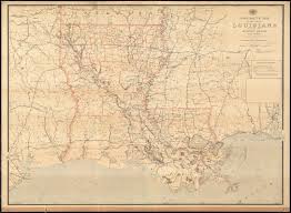 States of louisiana to the east, arkansas to the northeast, oklahoma to the north, further mexico to the west, and the mexican states of chihuahua, coahuila, nuevo len, and tamaulipas to the southwest, and. Post Route Map Of The State Of Louisiana With Adjacent Parts Of Mississippi Arkansas And Texas