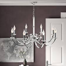 It's made from metal in a neutral hue, and has an openwork silhouette for an airy look and feel. Three Posts Ameche 8 Light Candle Style Chandelier Reviews Wayfair Co Uk