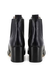 DARIANA women's ankle boots - smooth leather black