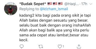Gara Gara Bersedekah 50 Sen Kepada Penjual Nasi Lemak Ini Yang Berlaku Pada Idzham Ismail Media Hiburan
