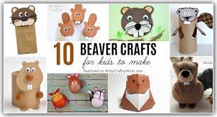Activities for toddlers are one of the hardest things to come up with. 10 Adorable Beaver Crafts For Kids