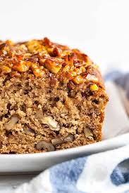 Sprinkle the streusel topping over the unbaked loaf. Best Banana Nut Bread Recipe With Caramelized Nut Topping