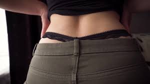 Asian In Denim Jeans Showing Off Her Whale Tail Thong - XNXX.COM