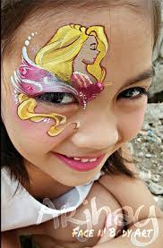 Aurora Sleeping Beauty Face Painting Designs Christmas Face Painting Face Painting