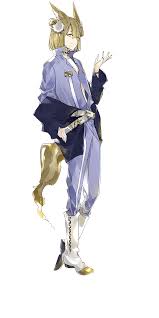 mikami kensei alias light fox level 5 race renard gender male age 20 hair color blonde eye color gold ファンタジーのキャラクターデザイン キャラクターデザイン かっこいい ポーズ イラスト