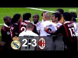 Real Madrid Vs Milan 2 3 Champions League 2009 2010 Highlights Youtube Champion S League Madrid Milan
