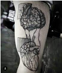 Heart Brain Heart And Brain Tattoo Brain Tattoo Brain Tattoos