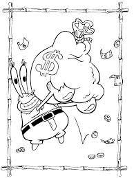 Download and print these mr krabs coloring pages for free. Online Coloring Pages Coloring Pagemr Krabs With Money Spongebob Coloring Pages For Kids