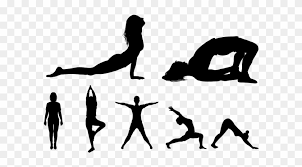 Download Yoga Man And Woman Silhouettes Vector Pack Free Png Sombra De Personas Ejercitandose Png Clipart 484447 Pikpng