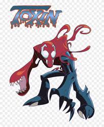 Riot demanded venom to join him by ordering him to get into the rocket, but venom refuses, prompting an angry riot to declare that he will kill him. Toxin Symbiote By Riderb0y Carnage Symbiote Venom Toxin Symbiote Anime Hd Png Download 690x939 6481828 Pngfind