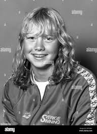 SUZANNE NILSSON Filipstad member of Sweden National team in swimmingneg no  31094 Stock Photo