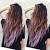 Black Hair Lilac Dip Dye