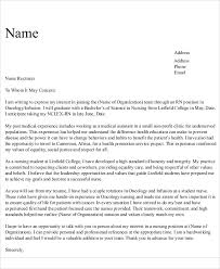 Free 8 Nursing Cover Letter Templates In Pdf Ms Word
