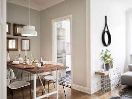 Home Tour Tiny Stylish Scandinavian Apartment Decor8 Dining Room Design Apartment Decor Dining Room Wainscoting