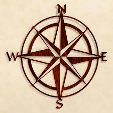 Enhance the decor in your home, ranch, cabin and lodge by decorating the walls with this 20 compass rose metal wall art by lazart productions. Compass Rose Indoor Outdoor Metal Wall Art