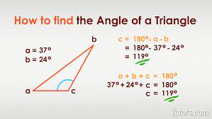 To calculate a missing angle, you add the other two angles, and then subtract that sum from 180. How To Find The Missing Angle Of A Triangle Video Examples