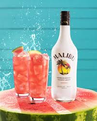 The refreshing combination of sweet tropicana® watermelon breeze drink, tart lime juice, and earthy muddled basil adds up to the perfect drink for an impromptu happy hour at home. Malibu Rum On Twitter Woah We Re Sippin On Sunshine Me After Taking A Sip Of Maliburum And Watermelon