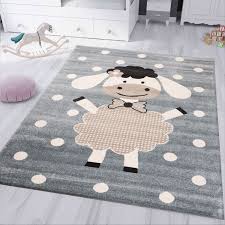 Teppich kinderzimmer hellblau luxus teppiche. Kinderteppich Kinderzimmer Flauschiger Baby Teppich Happy Schaefchen Mint Blau Spielzimmer Vimoda Homestyle