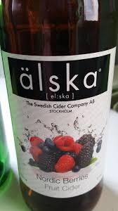 A Swedish Fruit Cider From Aldi Cider Wine Bottle Red Wine