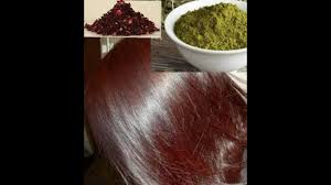 طريقة الحناء للشعر بالكركديه لشعر باللون الاكاجو فائق اللمعان youtube