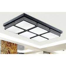 Flush mount kitchen lighting led. Affordable Rectangular Acrylic Shade 28 7 Inch Long Led Kitchen Ceiling Lights Kitchen Ceiling Lights Ceiling Lights Led Kitchen Ceiling Lights