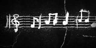 Black And White Music Notes Wallpaper Our Music Music Wallpaper Art Music Original Music