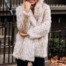 Black And White Spotted Faux Fur Coat Conmoto Leopard Print Faux Fur Coat Jacket 2018 Winter Fluffy Teddy Jacket Streetwear Long Fur Shaggy Coat Luxu Colorful Faux Fur Coat Fur Coat Fur Coats Women