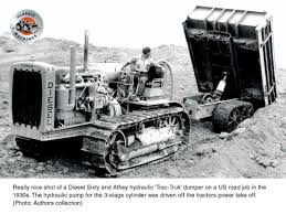 Contractormag Posted To Instagram Really Nice Shot Of A Diesel Sixty And Athey Hydraulic Trac Truc Dumper On A In 2020 Old Tractors Caterpillar Equipment Tractors