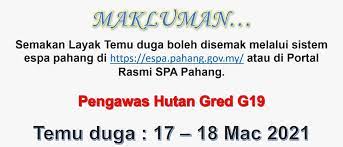 Segala urusan temuduga dan berkaitan suruhanjaya perkhidmatan awam malaysia (spa) telah ditangguhkan bagi seluruh negeri di malaysia. Suruhanjaya Perkhidmatan Awam Negeri Pahang Posts Facebook