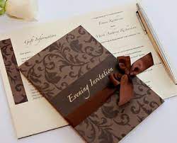 Choosing The Second Color Of Your Brown Wedding Invitations Brown Wedding Invitations Wedding Invitations Wedding Invitation Wording