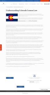 Finally it should be noted that a used vehicle that is purchased as is and without a warranty cannot qualify as a ohio lemon law provides several options for a successful lemon law claimant. Colorado Lemon Law Lemon Law Van Design Colorado