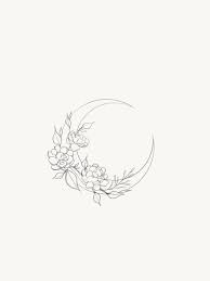 Tattoo Sketches New Moon Tattoo Designs Tattoo Outline Sun Drawing