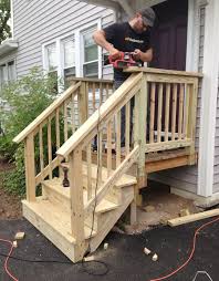 See the complete deck project from design to. 12 Deck Stair Railing Ideas Deck Stairs Stair Railing Deck Stair Railing