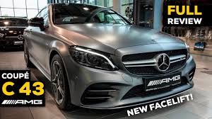 The front and rear seats are covered in a choice of black, red, saddle brown or ivory white leather. 2020 Mercedes C Class Coupe C43 Amg New Facelift Full Review Exterior Interior Infotainment Youtube