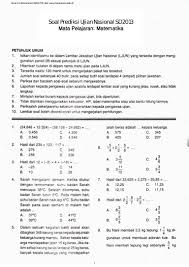 Kumpulan soal ujian sekolah sd/mi. Bank Soal Matematika Sd Mi